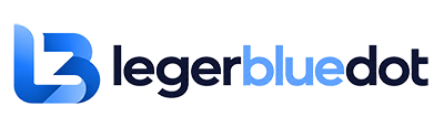 Legerbluedot logo
